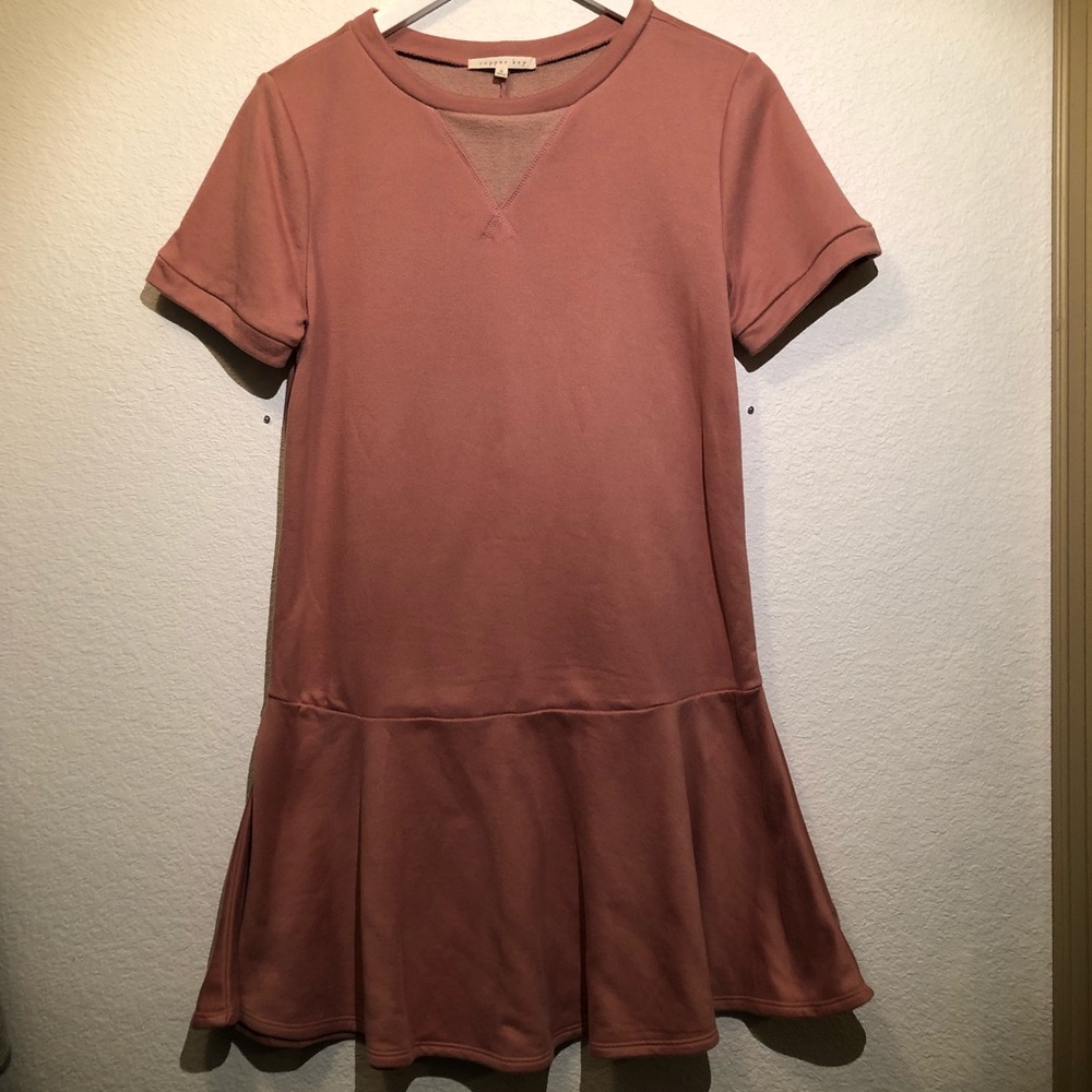 Pale Pink Sweater Dress